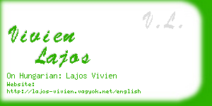 vivien lajos business card